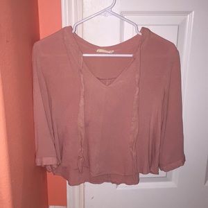Pink blouse